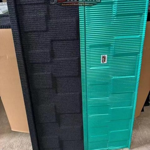 Stone coated roofing sheets, industrial application